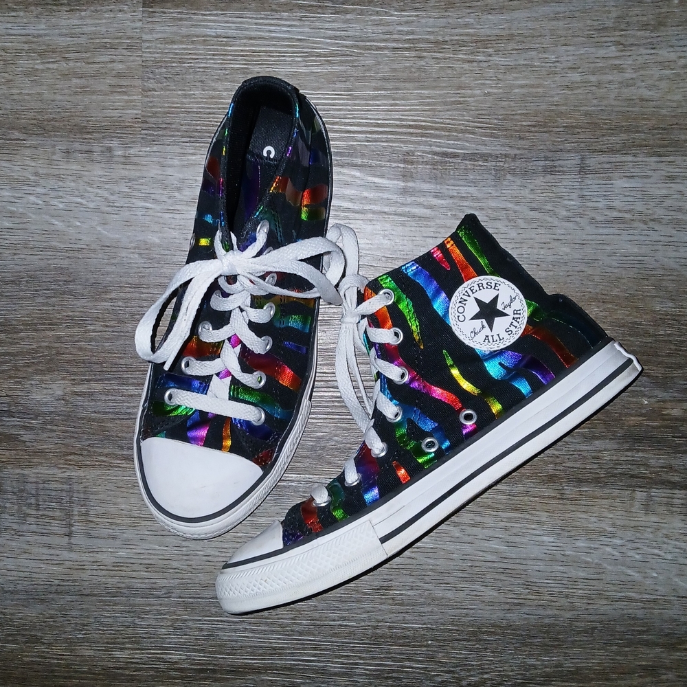 Converse 'Zebra' High-Top Sneakers